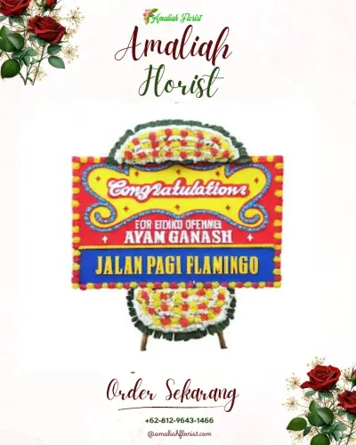 Bunga Papan Congratulation di Caringin